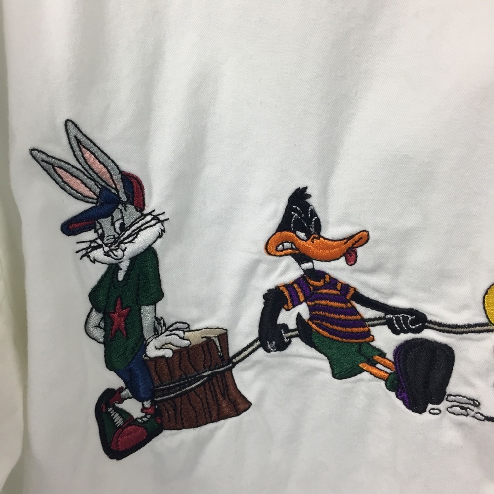 LOONEY TOONS RETRO Button Down R - Picture 2 of 8